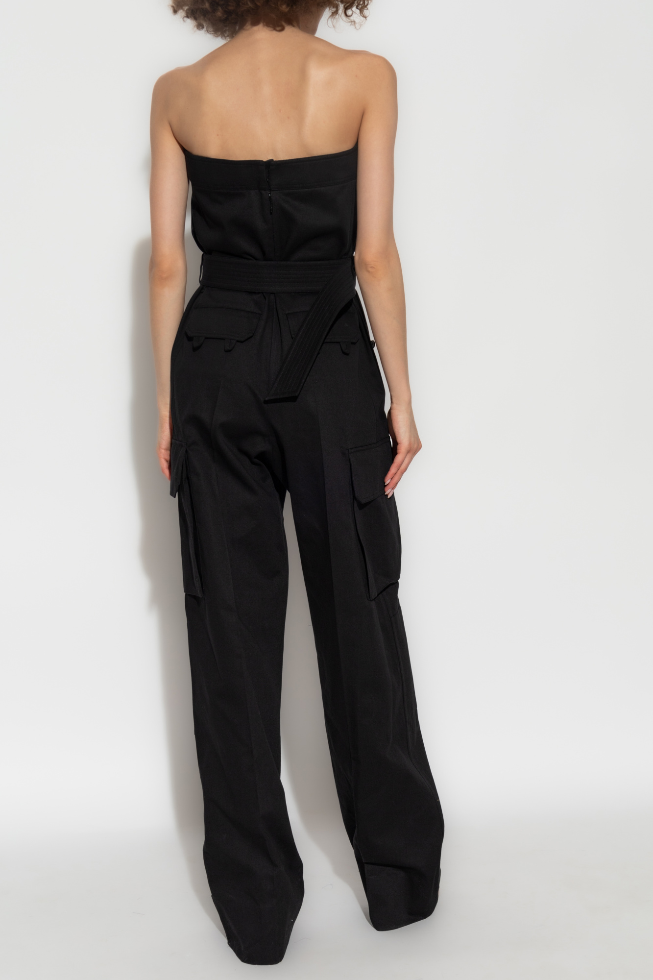 Schwarz Schulterfreier Overall Saint Laurent - Vitkac Germany